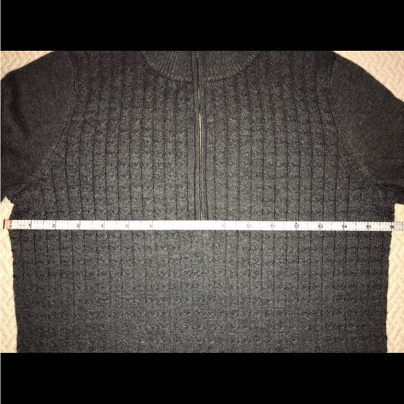 Tommy Bahama Pickford heather gray cable knit dress - Picture 5 of 8